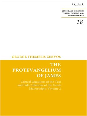 cover image of The Protevangelium of James